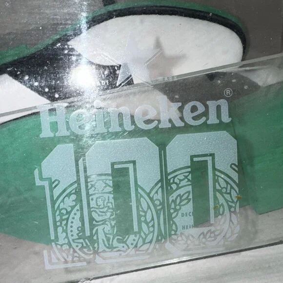 US 9.5 🔥 Heineken100 x Mark McNairy Saddle Boots Collectable Original clean box - Picture 12 of 12